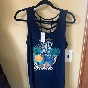 NWT Maurice’s Just Another Salty Beach tank
